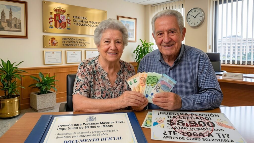 Pensión para adultos mayores 2026: pago de $8,900 llega en marzo, revisa requisitos y cómo aplicar